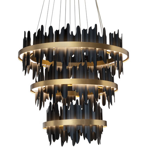 Icarus LED Matte Black / Gold / Silver Chandelier Ceiling Light, Small